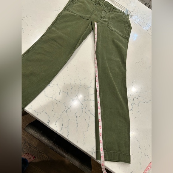 J. Crew Skinny stretch cargo pant with zippers Green Size 27 - Picture 5 of 9